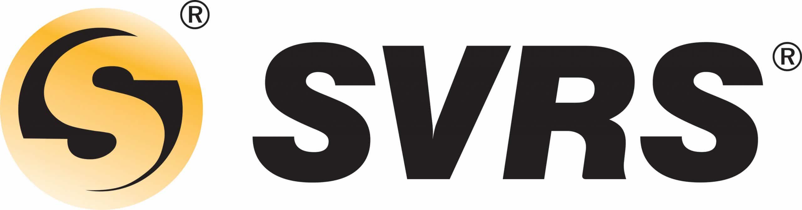 (Sorenson VRS logo) Design showing letter 'S' in yellow, with black background. Followed by company name in black: SVRS