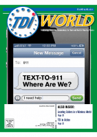 Vol. 43 issue 3 (2012) Text To 911 Where Are We?