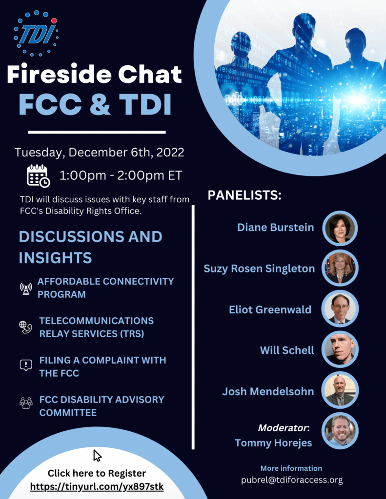 Fireside Chat with TDI and FCC